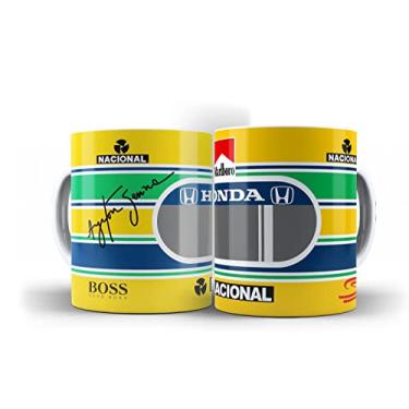 Imagem de Caneca Ayrton Senna Fórmula 1 F1 Corrida Presente Criativo