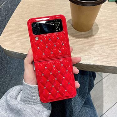 Imagem de Estojo de luxo com strass e diamante retrô para Samsung Galaxy Z Flip 3 4 5G Z Flip3 Zflip3 Flip4 Zflip4 Capa, D, para Samsung Z Flip 3