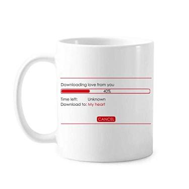 Imagem de Programador Download Your Love Caneca Cerâmica Café Porcelana Caneca de Cerâmica para Mesa