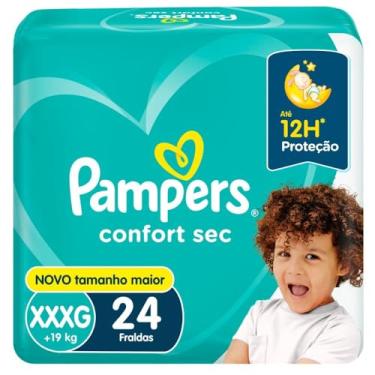 Imagem de Fralda Pampers Confort Sec Xxxg com 24un