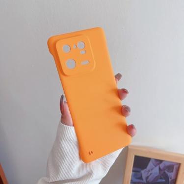 Imagem de Capa de telefone fina sem moldura para Xiaomi Mi 13T 12T 11T 10T 13 11 Lite 12S Ultra 12 Pro 12X 11i 10 Poco F3 capa de plástico rígido fosco, amarelo, para Xiaomi 11 Lite