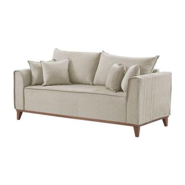 Imagem de Sofá 4 Lugares Living Linho M-46 Martins - Martins Estofados, Creme