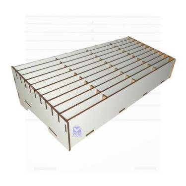 Imagem de Organizador 40 Divisórias Branco Para Assistência Celulares Comandas R