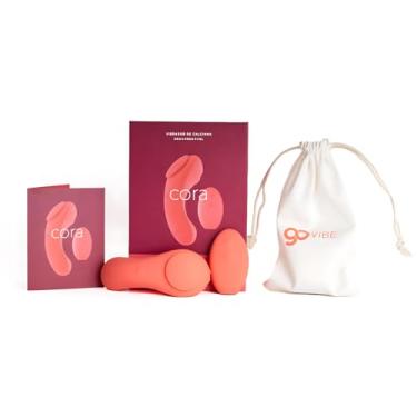 Imagem de Go Vibe Cora Vibrador Calcinha Tapping Controle Remoto 7 Vibrações em Silicone 11cm 2 Motores Potente Discreto