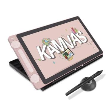 Imagem de HUION Kamvas 13 (Gen 3) Mesa digitalizadora,Tablet de Arte Totalmente Laminado com Vidro de Lona Anti-brilho, 99% sRGB, PenTech 4.0, 16384 Pressão da Caneta, Dial Duplo para PC, Mac, Android
