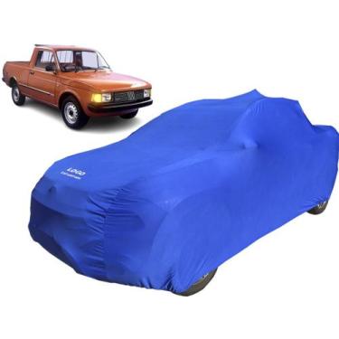 Imagem de Capa Automotiva Para Pick-up Fiat 147 Tecido Helanca - Mz, Azul