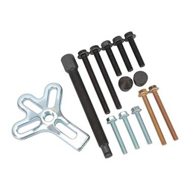 Imagem de Kit de Extrator de Balanceador Harmônico, Coleta de Tração de Volante Com Caixa de Armazenamento, Aço Carbono de Alta Resistência, para Rodas e Engrenagens Com Orifícios Rosqueados