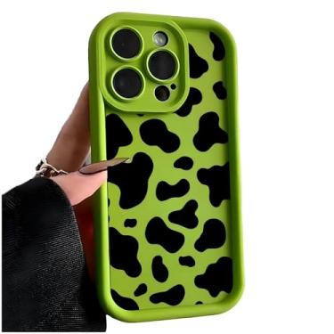 Imagem de Capa de telefone à prova de choque com estampa de vaca - Capa de silicone macio e TPU slim fit antiarranhões com design de listras de animais para iPhone 16/15/14/13/12/11 Series, Pro Max/Plus/XR/XS/X