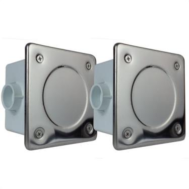 Imagem de 2 Caixas De Passagem Tampa Inox Para Piscinas - Bright Pool