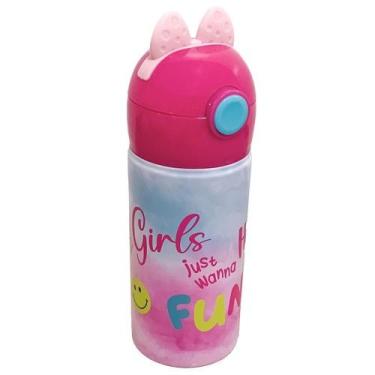 Imagem de Garrafa Inox Pacific Lilica Ripilica Lov It Have Fun Rosa - Marisol