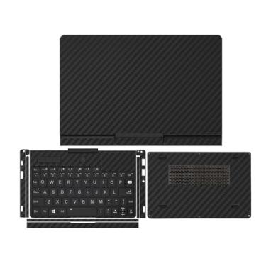 Imagem de Skin Pre-Cut Decalques de Proteção Película Adesiva Capa para GPD Pocket 4 (Fibra de Carbono Preta)