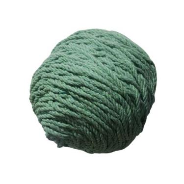 Imagem de Cordão Torcido em Algodão 4mm 3 Cabos 1kg Macramê Fio Corda - ArtesãoN