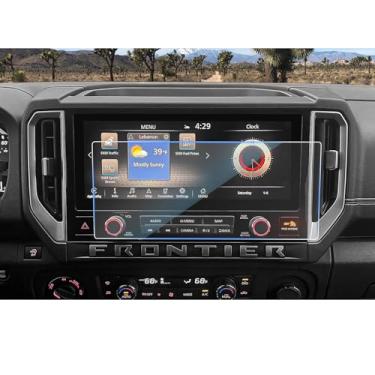 Imagem de CDEFG Protetor de tela para Nissan Frontier 2025, tela sensível ao toque de 12,3 polegadas, protetor de vidro temperado para acessórios de caminhão Nissan Frontier 2025, capa de tela HD, transparente