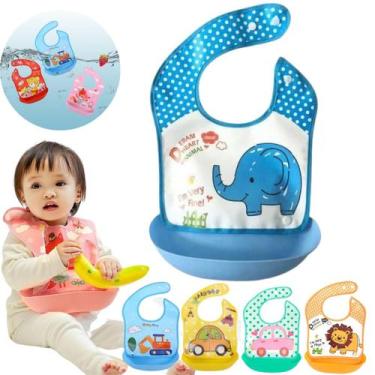 Imagem de Babador Avental Papinha Bebê Impermeável Blw Migalhas Infant - PDIMPOR