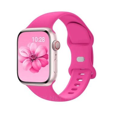 Imagem de Pulseira De Silicone De 45mm 44mm 40mm 41mm 49mm 38mm 42mm Para Apple 