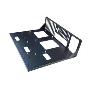 Imagem de NonMiFyR Gabinete de Gabinete Aberto Rack de Computador Rack de Placa-mãe Aberto Acessórios para Placas-mãe com Furo de Roteamento Estrutura Do Gabinete Do com