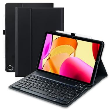 Imagem de XCHYTECHER Capa de teclado para Amazon Fire Max 11 de 11 polegadas (13ª geração, versão 2023), capa magnética removível tipo C com porta de carregamento com suporte de caneta para tablet Max 11 (preto