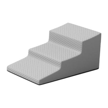 Imagem de IEUDNS Rampas E Escadas para Cães, Degrau para Pets, Capa Lavável E Removível, Escadas para Animais, Cinza