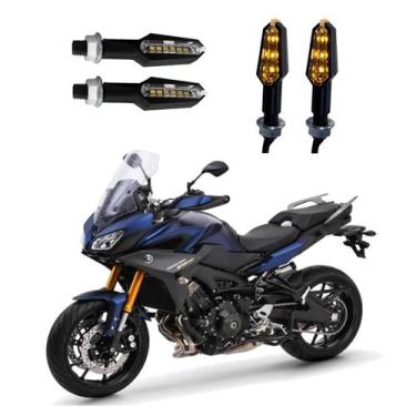 Imagem de KIT 4 Luz Seta Esportiva Pisca de Led Modelo P29 Para Moto MT09 TRACKE