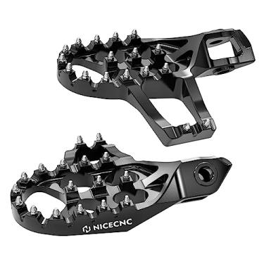 Imagem de NICECNC Apoios Para Os Pés De Motocicleta Compatíveis Com Ktm 125-500 Xc Sx Xcf Sxf 2023-24 Exc Excf Xcw 2024, Compatível Husqvarna 125-450 Fc Fx Tx Tc 125-501 Te Fe Consulte A Montagem