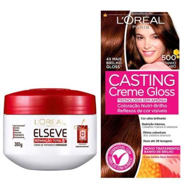 Imagem de Kit 1 Creme de Tratamento Elseve Reparação Total 5 com 300g