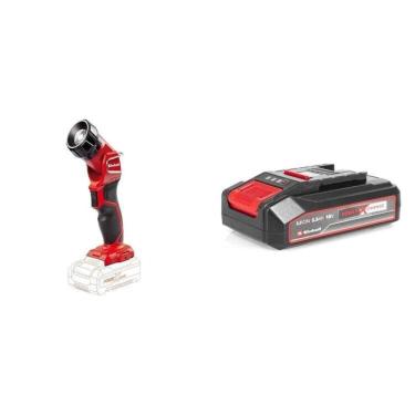 Imagem de Kit Lanterna a Bateria Te-cl 18 Li H com Bateria Power-x-change 18v 2,5 Ah Li Einhell Preto