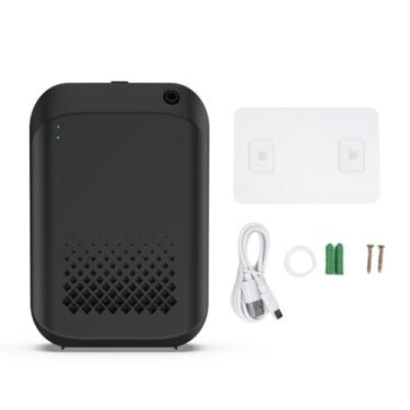 Imagem de Aqur2020 Máquina Esperta do Ar do Perfume de, Difusor da Aromaterapia 150ml do óleo Essencial Com Parede do Controle do APP Montável para o Escritório Hotel Spa (Preto)