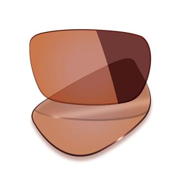 Imagem de Mryok Lentes de reposição UV400 para óculos Oakley Tincup OX3184 54 mm, HD Polarized, proteção UV, resistente a impactos e ajuste perfeito - laranja fotocrômico