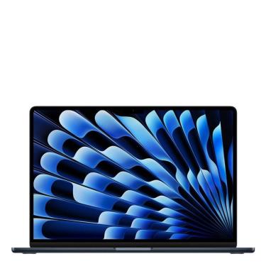 Imagem de Apple MacBook Air 15", M3, CPU de 8 núcleos, GPU de 10 núcleos, 16GB RAM, 256GB SSD - Meia-noite