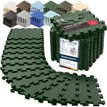 Imagem de Conjunto de piso de academia – Tapete de espuma macia de EVA interligado, 18 peças de proteção de superfície do solo, tapetes de exercícios para brincar e treinar, tapete para esportes, piscina, casa