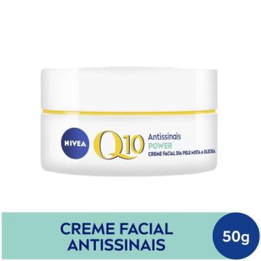 Imagem de Creme Facial Nivea Antissinais Q10 Power Dia Pele Mista a Oleosa FPS 3
