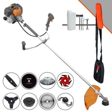 Imagem de Podador De Grama à Gasolina Tekna Rl520p 52cc 2t 8 Em 1