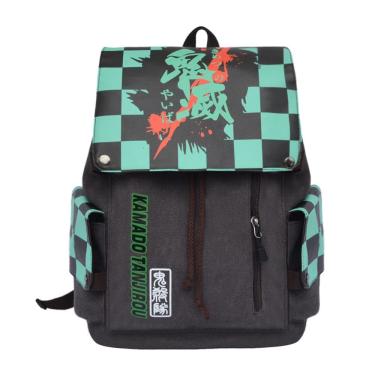 Imagem de Mochila Demons Slayers Kamados Tanjirous Anime School 45cm
