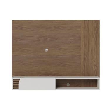 Imagem de Home Suspenso Jurere 1 Porta Basculante - Ssx Multicoisas Cor Amendoa/off White Matte