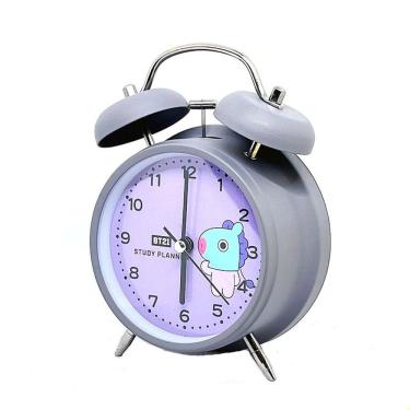 Imagem de Despertador BT21 Metal Twin Bell, sem tique-taque, analógico