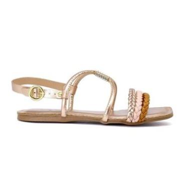 Imagem de Sandália Laura Sofia Feminina Rasteira-Feminino