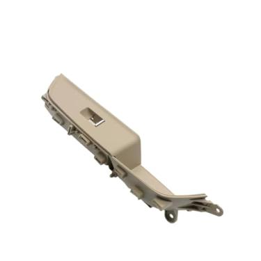 Imagem de Porta interior do carro puxar alça painel janela levantador interruptor capa guarnição Compatível com bmw série 6 2017-2022 51417466309(Front Right-Beige)