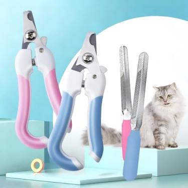 Imagem de Cortador de unhas para cães para raças grandes, ferramenta profissional para animais de estimação com sensor rápido, protetor de segurança e lixa de unha para gatos, coelhos, porquinhos-da-índia