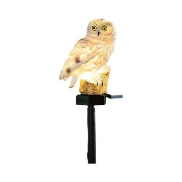 Imagem de Lâmpada Solar De Jardim Em Forma De Pavão, À Prova d'Água, Acende E Ap