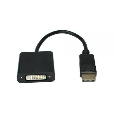 Imagem de Cabo Adaptador Conversor DisplayPort Macho x DVI-I Femea - MLS 
