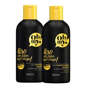 Imagem de Shampoo e Condicionador Liso Até Falar que chega Oh My 300ml - Oh My!
