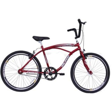 Imagem de Bicicleta Masculina Aro 26 Beach Vermelho - Dalannio Bike