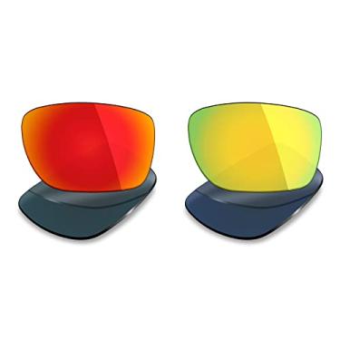 Imagem de Mryok 2 pares de lentes polarizadas de substituição para óculos de sol Oakley Turbine – opções
