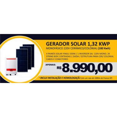 Imagem de Kit Gerador De Energia Solar - Saj