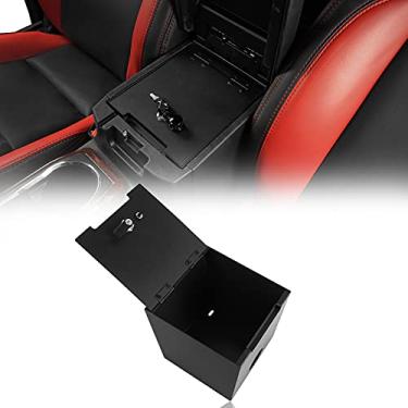 Imagem de Hooke Road Cofre de armazenamento para console Tacoma compatível com caminhonete Toyota Tacoma 16-21 3ª geração