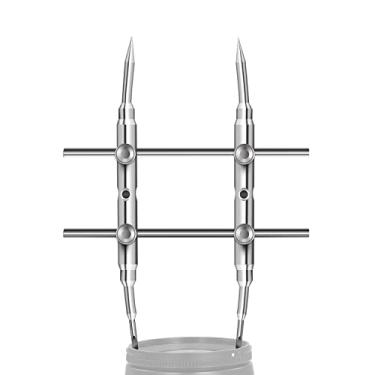 Imagem de NEEWER Chave inglesa de lente de aço inoxidável, ferramenta profissional de remoção de lente de ponta pontiaguda/plana com quatro parafusos, chave de abertura de reparo de lente para lente de câmera DSLR, lente telescópica