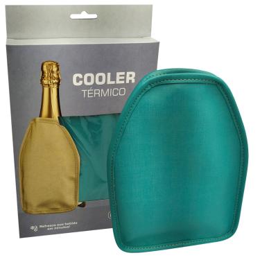 Imagem de Cooler Térmico Bolsa Térmica Verde com Gel Vinho Espumante
