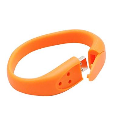 Imagem de Pulseira de 16 GB Modelo USB 3.0 Flash Drive Flash Drive 3.0 Pen Drive USB Jump Drive Memory Stick Zip Drive USB U Disk USB 3.0 Stick USB Disk USB Flash Memory - Laranja