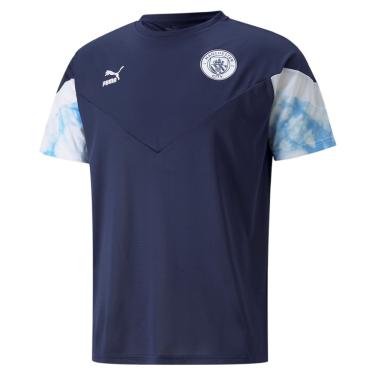 Imagem de Camiseta Puma Manchester City Iconic msc Football Masculino - Marinho e Branco