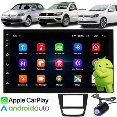 Imagem de Central Multimidia Gol G5 Android Wifi Gps Espelhamento Bluetooth Usb 